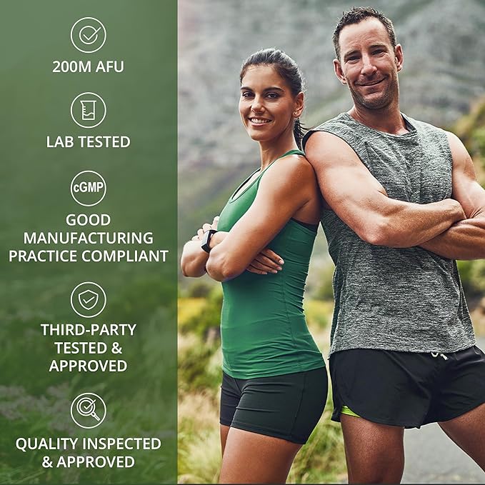 Peak Performance Akkermansia Probiotic to Increase GLP-1 Production - Ultra High Strength Akkermansia Muciniphila Live Strain with Prebiotic Fiber for Gut Health - Delayed Release 3rd Party Tested