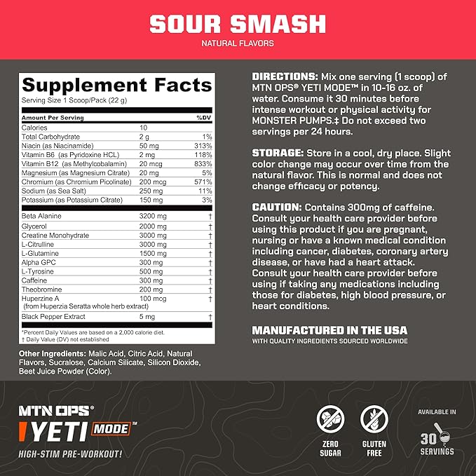 MTN OPS Creatine + Yeti Mode Sour Smash Bundle