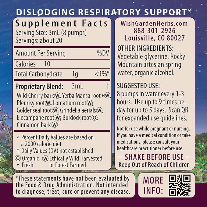 WishGarden Herbs Get Over It! - Herbal Immunity Recovery Supplement &amp Immune Booster Tincture Provides Immunity Boost to Help Eliminate Stubborn Conditions Immune Support Lung Support Biotic