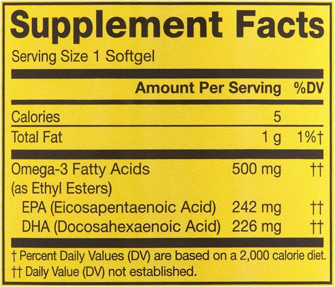 Spring Valley Omega-3 from Fish Oil 500 mg 120 Count SoftGels General &amp Heart Health Dietary Supplement Bundle with Luall's 45 Diabetes Decoded