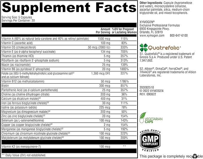 XYMOGEN Ashwagandha 35 - Shoden Ashwagandha Adaptogen Support - Aids Healthy Stress Response &amp Sleep Quality - Vegetarian Gluten-Free &amp Soy-Free - 60 Capsules