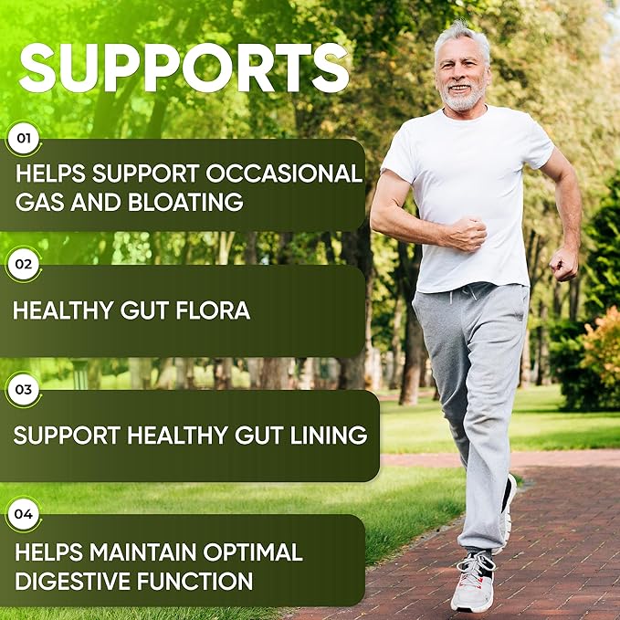 Complete Gut Health for Women and Men with Probiotic Prebiotic Postbiotic &amp Digestive Enzymes to Supports Digestive Lining HealthDigestion Health Occasional Gas and Discomfort.
