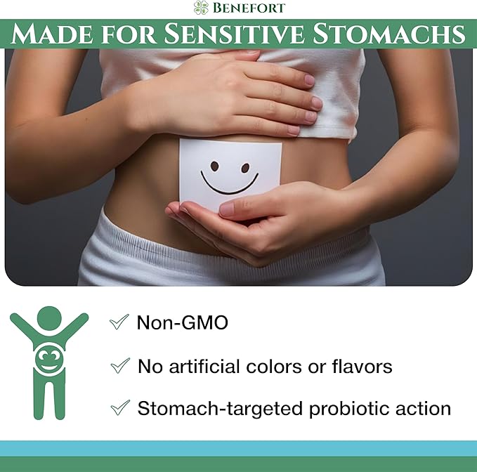 Gut Heal Advanced Digestive Probiotic Powder | H Pylori Lactobacillus reuteri DSM17648 | 60 Billion CFU Soothe Acidity Bloating &amp Indigestion | Pylopass®Gastro-AD Formula | 30 Daily Sachets