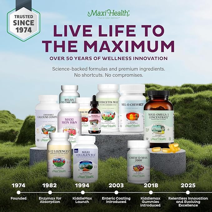 Maxi Health Probiotic Plus Ultimate Prebiotic Advanced Live Probiotics Formula - 50 Billion Live Active Probiotic - 15 Strains - Ultra Protection - Active Pro-50-30 Count