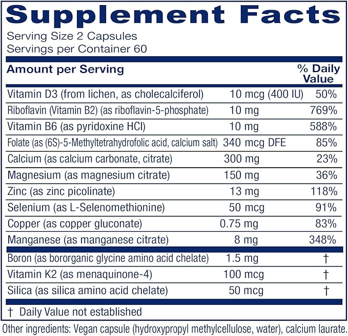 Vitanica OsteoBlend Bone Support Vegan 120 Capsules