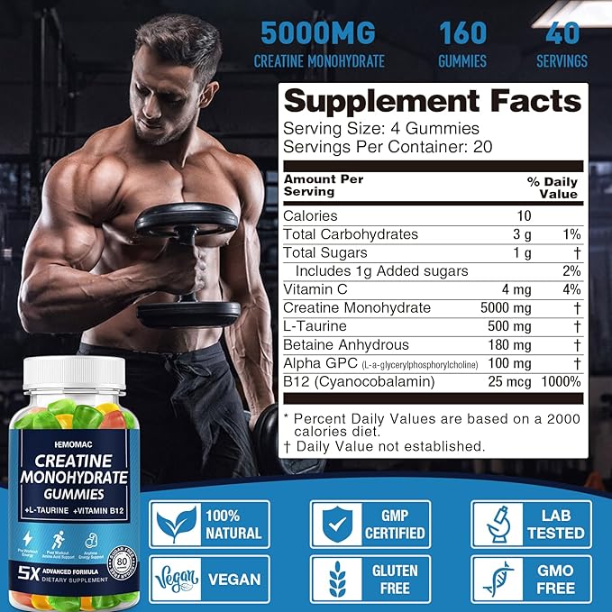 Creatine for Men 5 Packs