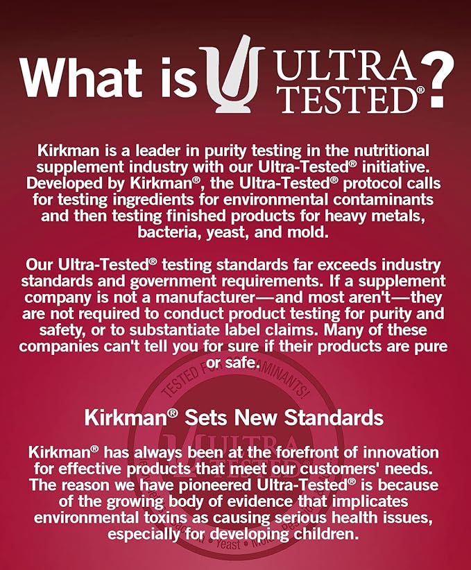 Kirkman - DMG (Dimethylglycine) 300 mg - 120 Capsules - High Potency - Supports Methylation - Hypoallergenic