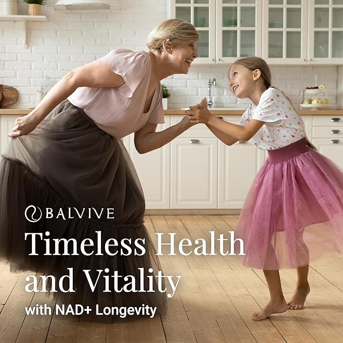 NAD+ Longevity Booster Supplement - Bioenergy Ribose &amp Nicotinamide for Energy Focus &amp Cellular Support - High Bioavailability Complex for Men &amp Women - Natural Ingredients - 30 Capsules