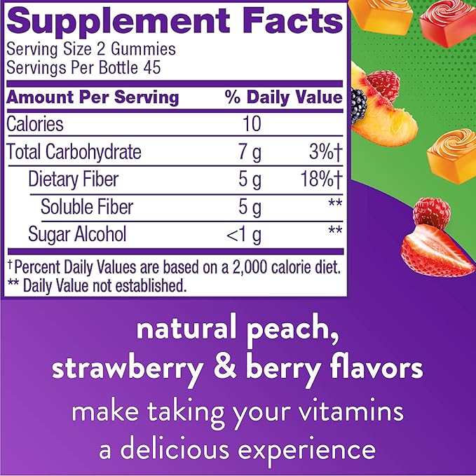 Colace Stool Softener &amp Vitafusion Sugar Free Fiber 30 Count &amp 90 Count Fruit Flavored