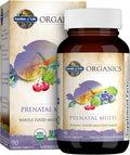 Garden of Life Organics Prenatal Multivitamin with Folate B6 B12 D3 &amp Iron – Prenatal Vitamins for Women with Energy Metabolism Support for Healthy Fetal Development Non-GMO Vegan 30 Serving