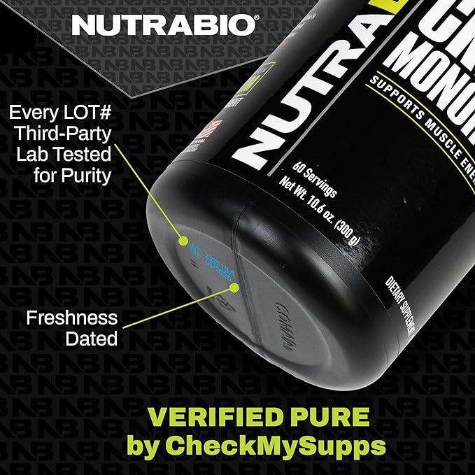 NutraBio BCAA 5000 Powder - Fermented Branched Chain Amino Acids for Muscle Growth &amp Recovery - Natural Flavors Sweeteners and Coloring Vegan Gluten Free - Unflavored 60 Servings