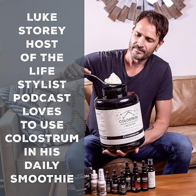 Surthrival: Colostrum Powder (6.5oz) Immune Optimization &amp Recovery Powdered Dietary Supplement Gut Health Immune Support Keto Friendly