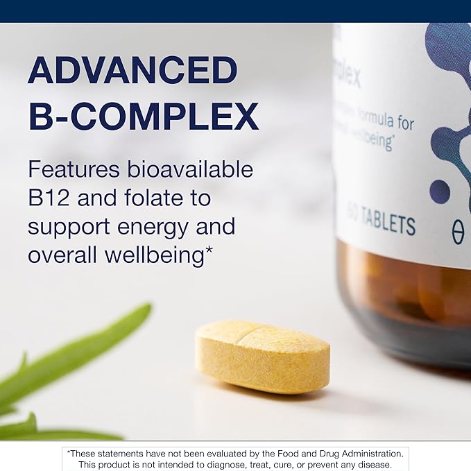 Metagenics Vitamin B-Complex - Active B6 &amp B12 Vitamins with Folate - Supports Energy Metabolism Stress Response Homocysteine Balance &amp Nervous System Health - Vegetarian &amp Gluten-Free -