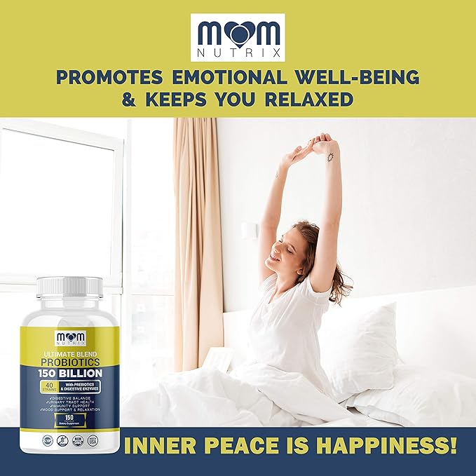 Probiotics 150 Billion CFU - 40 Strain Probiotics for Women Men and Adults - Shelf Stable Probiotic with Organic Prebiotic - Acidophilus Probiotic - 150 Capsules - Made in USA