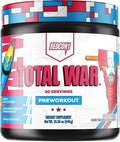 REDCON1 Total War Pre Workout Rocket Bomb - Contains 320mg of Caffeine from Green Tea Juniper &amp Beta Alanine - Pre Work Out with Amino Acids to Increase Pump Energy + Endurance (30 Servings)