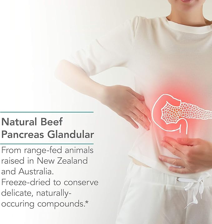Nutricology Pancreas Lamb - Freeze Dried Pancreas Tissue - Supports Digestive System - Hypoallergenic Formula - 90 Servings - 90 Count