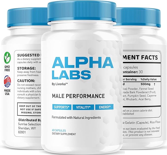 Alpha Labs Alpha Labs Capsules AlphaLabs Alfa Labs Alpha Labs Max Performance Advanced Formula Alpha Labs Alpha Strenght Labs Alpha Lab Alfa Labs Capsules 60 Capsules for 1 Month