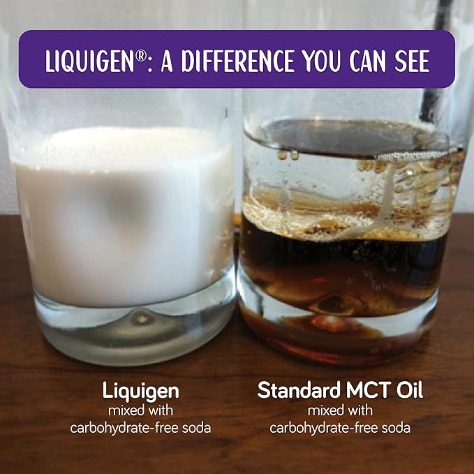 Liquigen - Emulsified MCT Oil - 8.5 Fl Oz Bottle (Case of 4)