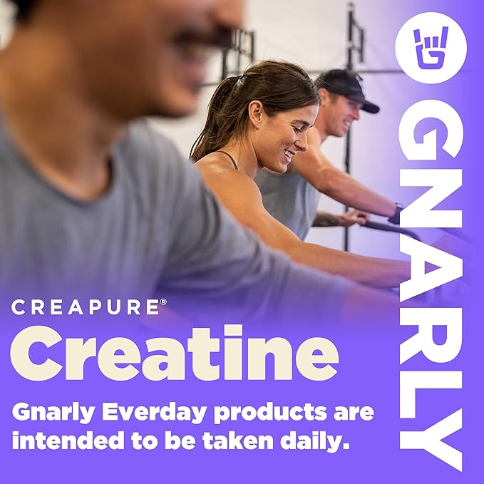 Gnarly Nutrition Creatine Powder – Creapure Vegan Creatine Supplement – NSF Sport Certified Optimized Recovery – Sports Nutrition – 5g Creatine Monohydrate – Unflavored 15.87 oz