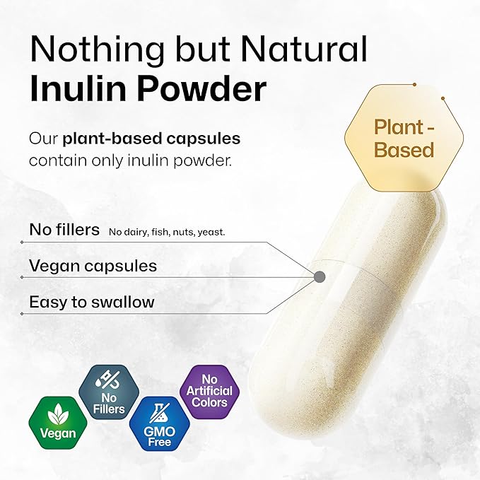BIO KRAUTER Inulin 250 Capsules &amp Chicory 100 Capsules.