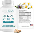 PUREHEALTH RESEARCH Nerve Regen Formula - Nerve Support Supplement for Feet &amp Hands - with Alpha Lipoic Acid ALA Benfotiamine Acetyl L-Carnitine Riboflavin Vitamin B6 B12 D &amp More - 120