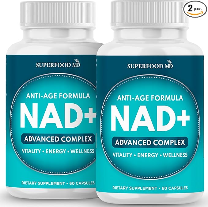 NAD+ Supplement Liposomal + Resveratrol for Women &amp Men Astaxanthin CoQ10 Alpha Lipoic Acid Green Tea - 120 Count
