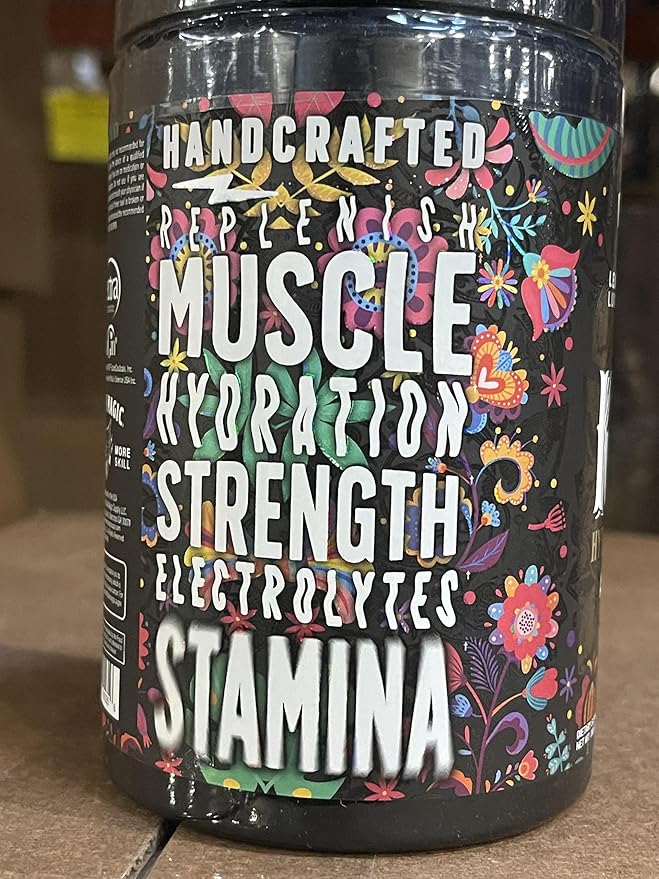 Black Magic Keyz Amino Acid Matrix Powder - Muscle Recovery &amp Endurance - EAA's BCAA's &amp Taurine - Keto No Sugar Caffeine Free - Strawberry Mojito - 14.81 oz