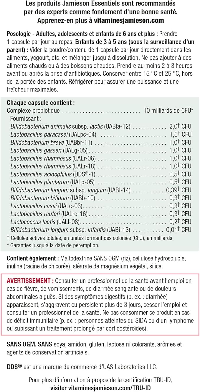 Jamieson 10 Billion 60 vegi-caps