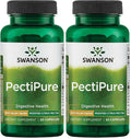 Swanson PectiPure Modified Citrus Pectin-Supports Digestive Health and Cellular Health-Delivers Minimum of 82% Galacturonic Acid-Natural Wellness Supplement (60 Capsules 600mg Each) (Pack of 2)