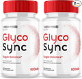 (2 Pack) Glyco Sync Capsules Official Glyco Sync Balance Pills with All Natural Ingredients Advanced Formula GlycoSync Joint Health and Wellness Support Max Strength for Men &amp Women (120 Capsule