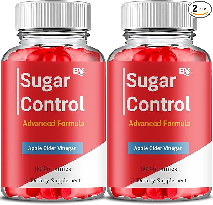 BLUE VIBE Sugar Control Keto Gummies Sugar Control Advanced Natural Keto Support Formula Gummies SugarControl Keto Apple Cider Vinegar &amp Overall Health Support Supplement (2 Pack - 120 Gummies)