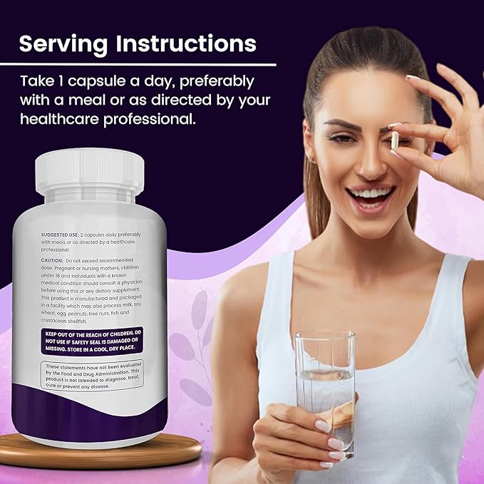 Women’s DIM Complex 150mg - Bioperine Estrogen Balancing Pills for Menopause &amp Hot Flashes Relief Support Hormonal Acne Powerful Supplement - 60 Capsules - Made in USA