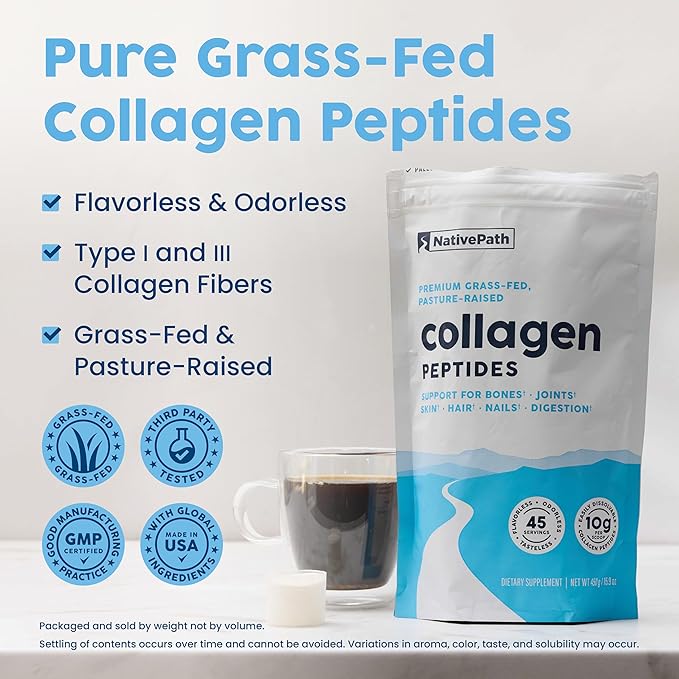 NativePath Synbiotic and Collagen Peptides 45 Bundle