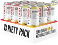FITAID ZERO Sugar Keto-Friendly Number 1 Post-Workout Recovery Drink Contains Zero Sugar BCAA Glucosamine 5 Calories Keto Variety Pack 12 Fl Oz (Pack of 12) - Packaging May Vary