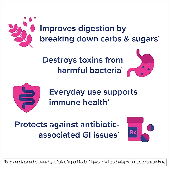 Florastor Kids Dual Action Probiotic Supplement Strengthens Kids' Digestive &amp Immune Health 20 Easy-to Mix Powder Sticks Packaging May Vary