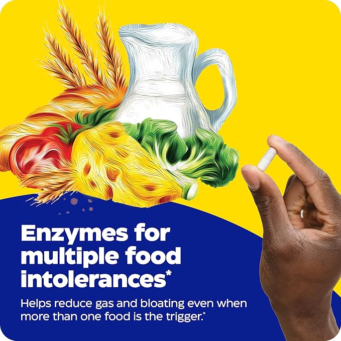 Enzymedica Digest Spectrum Advanced Digestive Enzymes for Women and Men Supports Digestion and Multiple Food Intolerances Fast-Acting Formula for Gas and Bloating Relief 90 Capsules