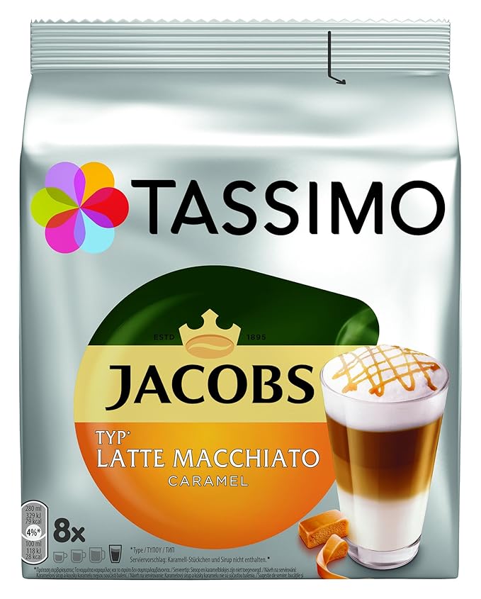 Tassimo Jacobs Latte Macchiato caramel 5er Pack (5 x 268 g)
