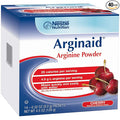 Arginaid Arginine Powder Drink Mix Cherry - Nutritional Needs for Wound Care - 0.32 OZ Packets (14 CT/Pack) (Pack of 4)