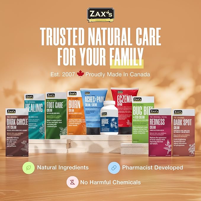 ZAX'S Bruise Vitamin Pharmacist Developed Bruising Supplements Potent Bruising Swelling Reducer Zinc Vitamin K D3 Ascorbic Acid Citrus Bioflavonoids 60 Caps Combine Arnica Bruise Cream