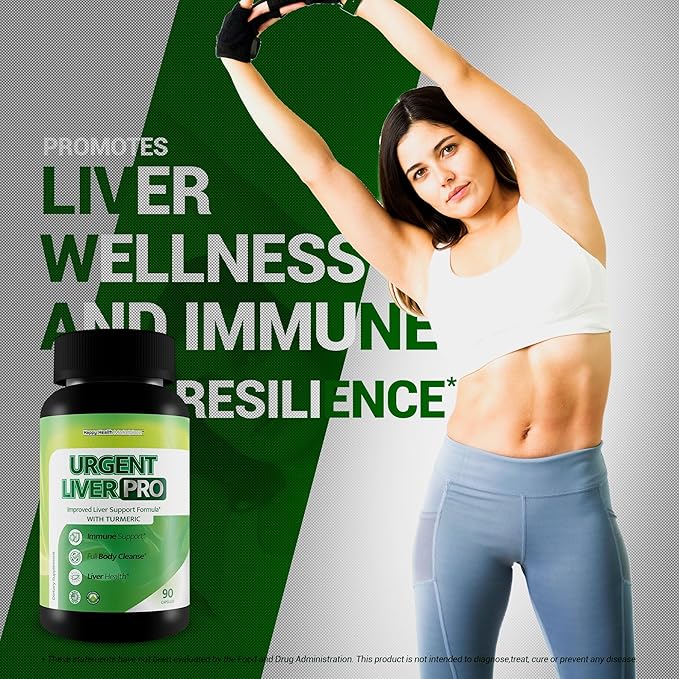 Urgent Liver Pro - Our Best Liver Health Liver Support Supplement - Natural Liver Support for Women - Herbal Liver Support Supplement for Men - Liver Health Supplement - Herbal Liver Health Formula