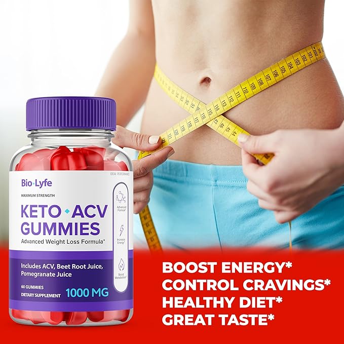 Biolyfe Keto + GummiesBiolyfeKeto ACV Keto Supplement Gummies - Maximum Strength Keto+ ACV Gummys All Natural Support Formula Keto+ACV Advanced Formula Biolyfe Keto Gummy Reviews (3 Pack)