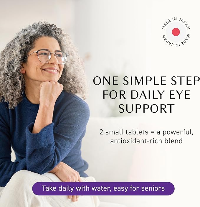 Umeken Eye Clear Dietary Supplement Blueberry Extract Lutein Zeaxanthin Ginkgo Vision Supplements for Adults Eye Vitamins 2 Months Supply 120 Tablets Pack of 120