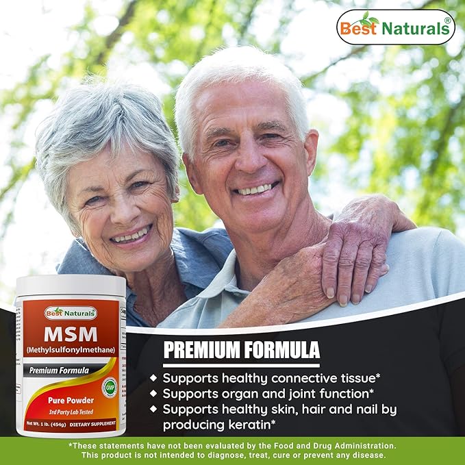 Best Naturals MSM Powder &amp Vitamin C Powder