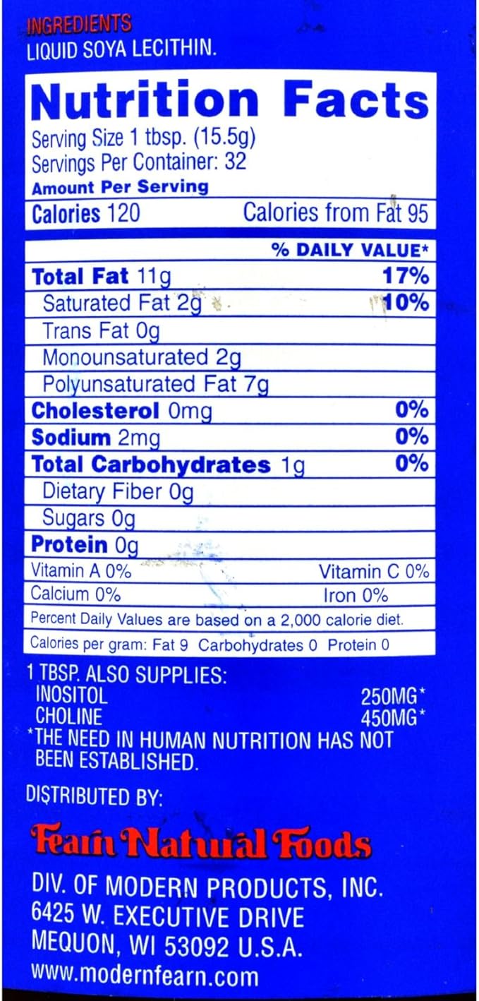Fearn Liquid Lecithin - 16 fl oz