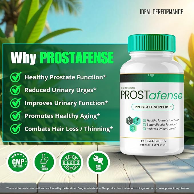 Prostafense Prostate Health Supplements for Men Capsules Official Prostafense All Natural Support Pills - Maximum Strength Premium Formula for Daily Wellness Prosta Fense Reviews (2 Pack)