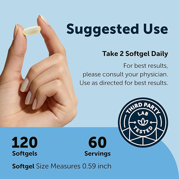 Micro Ingredients Supreme Omega-3 Fish Oil w/Ultra High EPA &amp DHA Burpless Softgels | rTG Omega-3 with Vitamin D3 | Wild-Caught Cold Deep-Sea Fish | Lemon Flavor Easy to Swallow 120ct