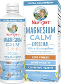 MaryRuth Organics Magnesium Liposomal| Magnesium Supplement | Magnesium Bisglycinate | Muscle &amp Bone Support | Mood Support Vitamin | Vegan | Non-GMO | Gluten Free | 15.22 Fl Oz | 30 Servings