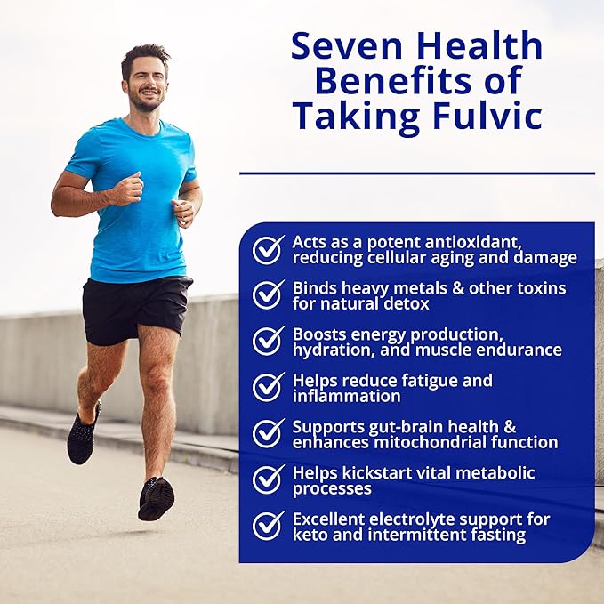 Dr. Tennant's Fulvic Super-Concentrate Liquid | Enhances Cellular Energy &amp Detoxification | Provides Essential Trace Minerals | 120-Day Supply
