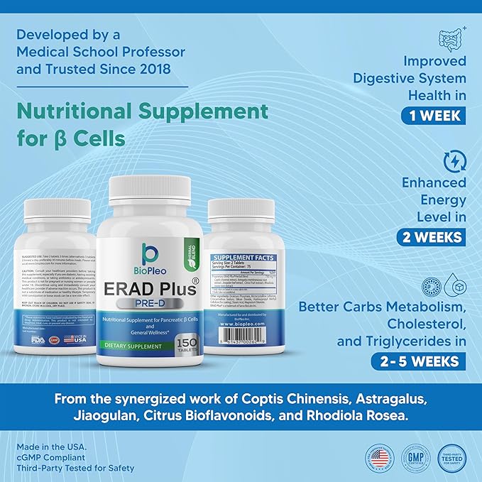 Pre-D Nutritional Supplement for Metabolism Support (150 Tablets) Trusted Since 2018