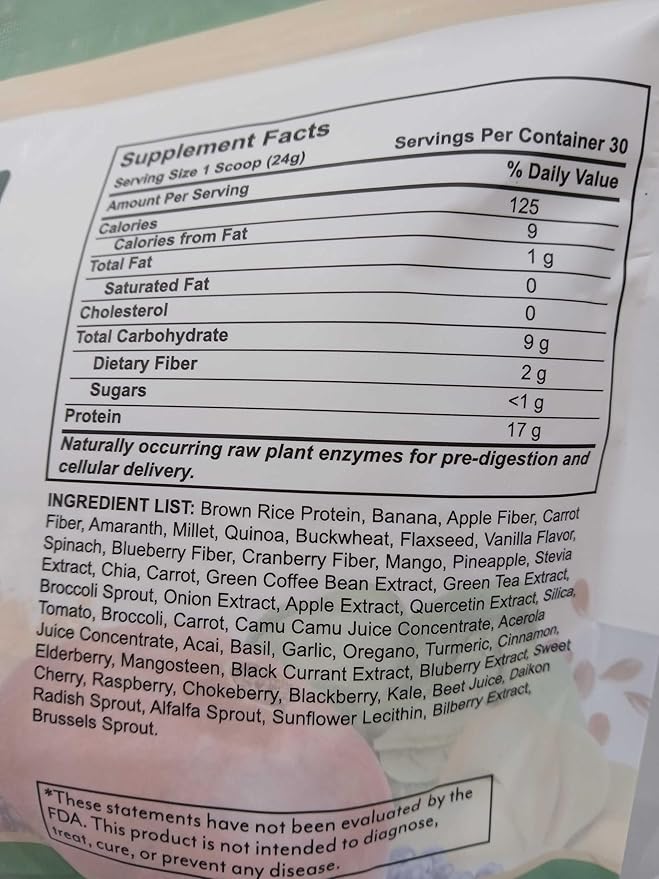 Optimal Health Systems Optimal Complete Nutrition Plus | Phytonutrient Rich Fruits &amp Vegetables | Naturally Occuring Plant Enzymes | 710 Grams | 30 Servings